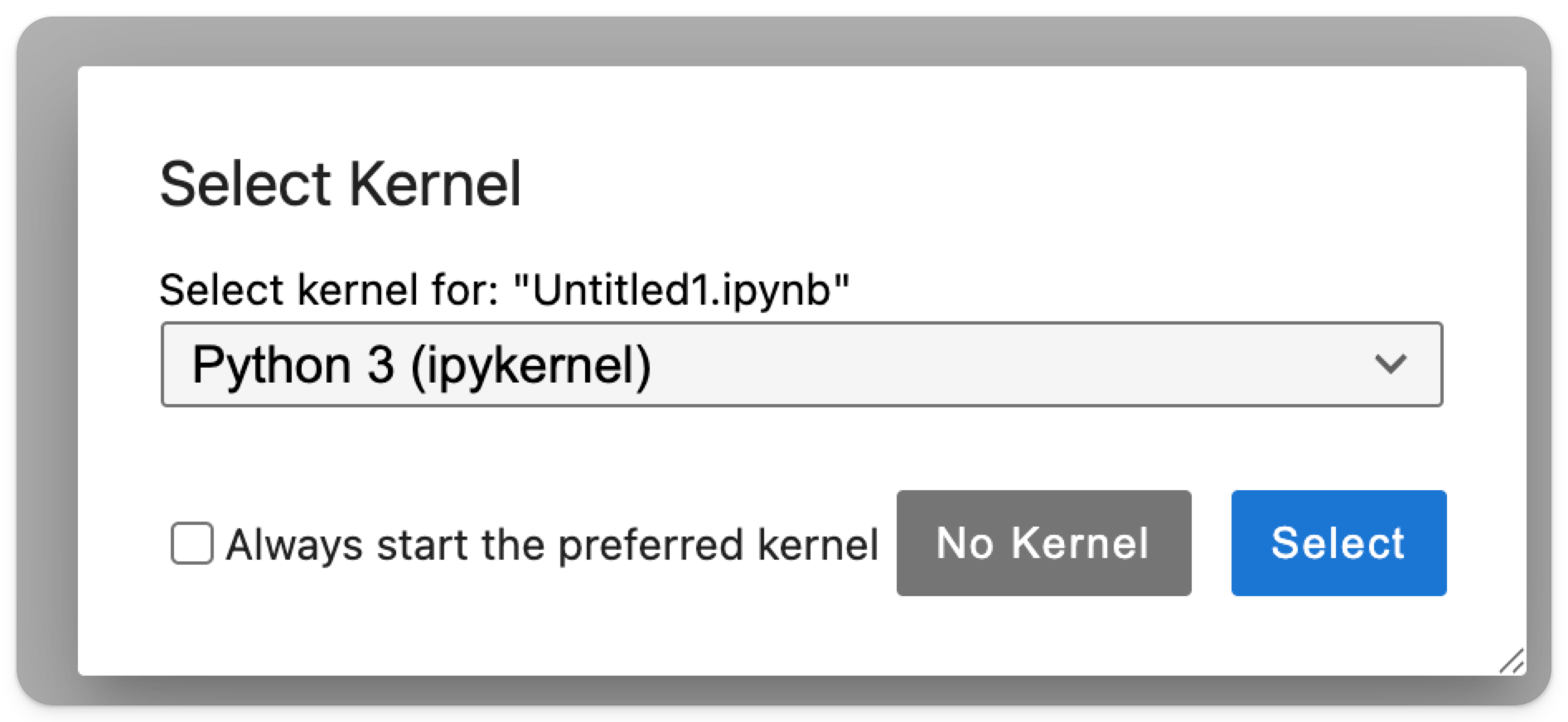 Select kernel